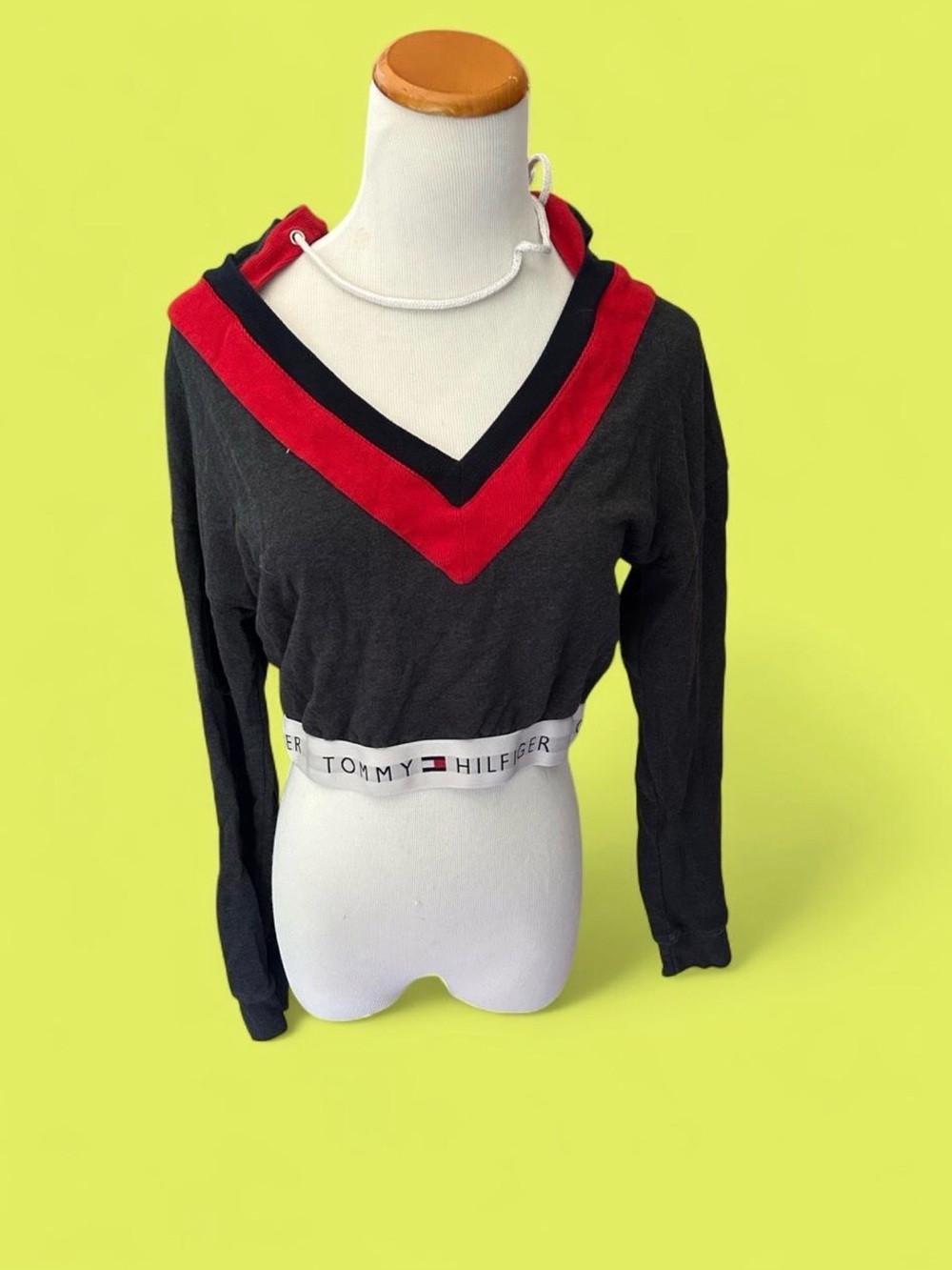 tommy hilfiger cropped sweatshirt